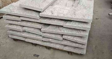 南京芝麻白蘑菇石，自然面