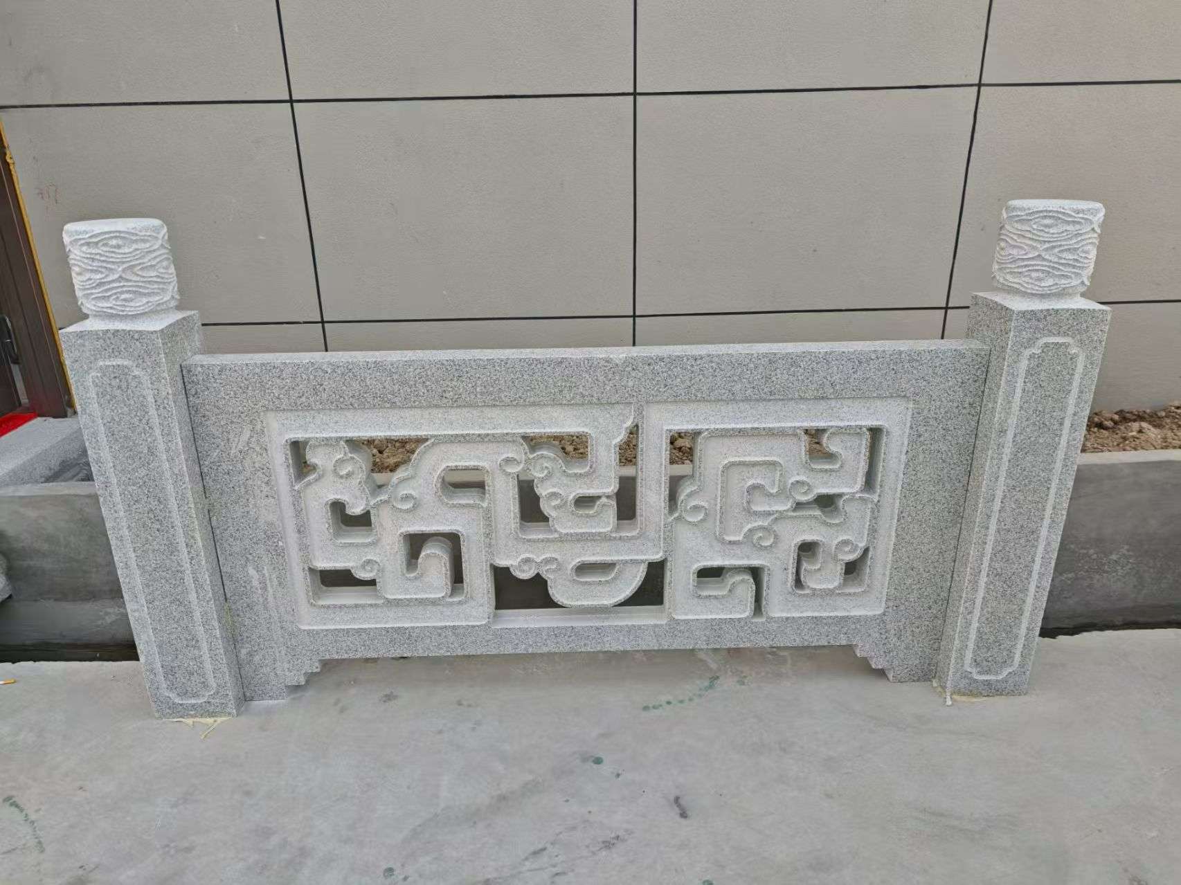 南京芝麻白河道栏杆 桥栏杆